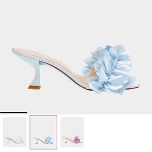 9.5 Betsy Johnson Blue Kimi Kitten Heels
